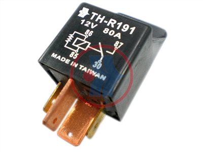 MADE IN TAIWAN UNIVERSAL TYPE AUTOMOTIVE RELAY 12V 4P 80A